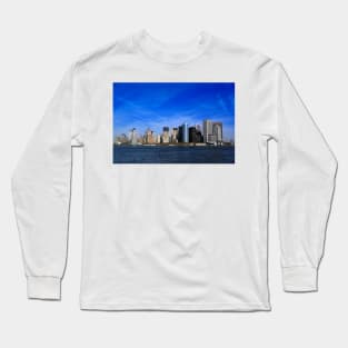 New York City Skyline United States Of America Long Sleeve T-Shirt